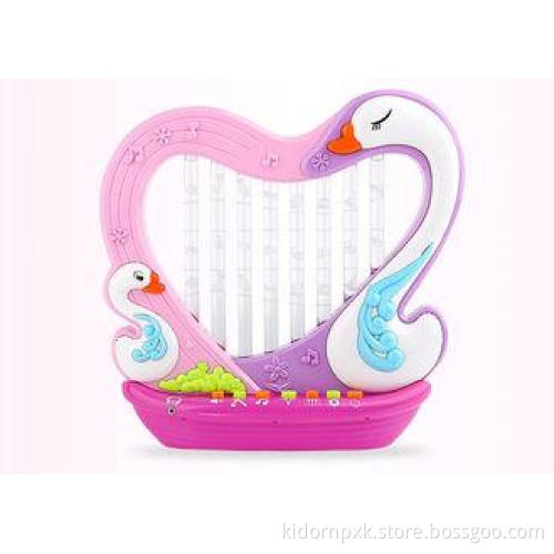 Customized Swan Harp Sonix Kids Music Toys with 8 Function